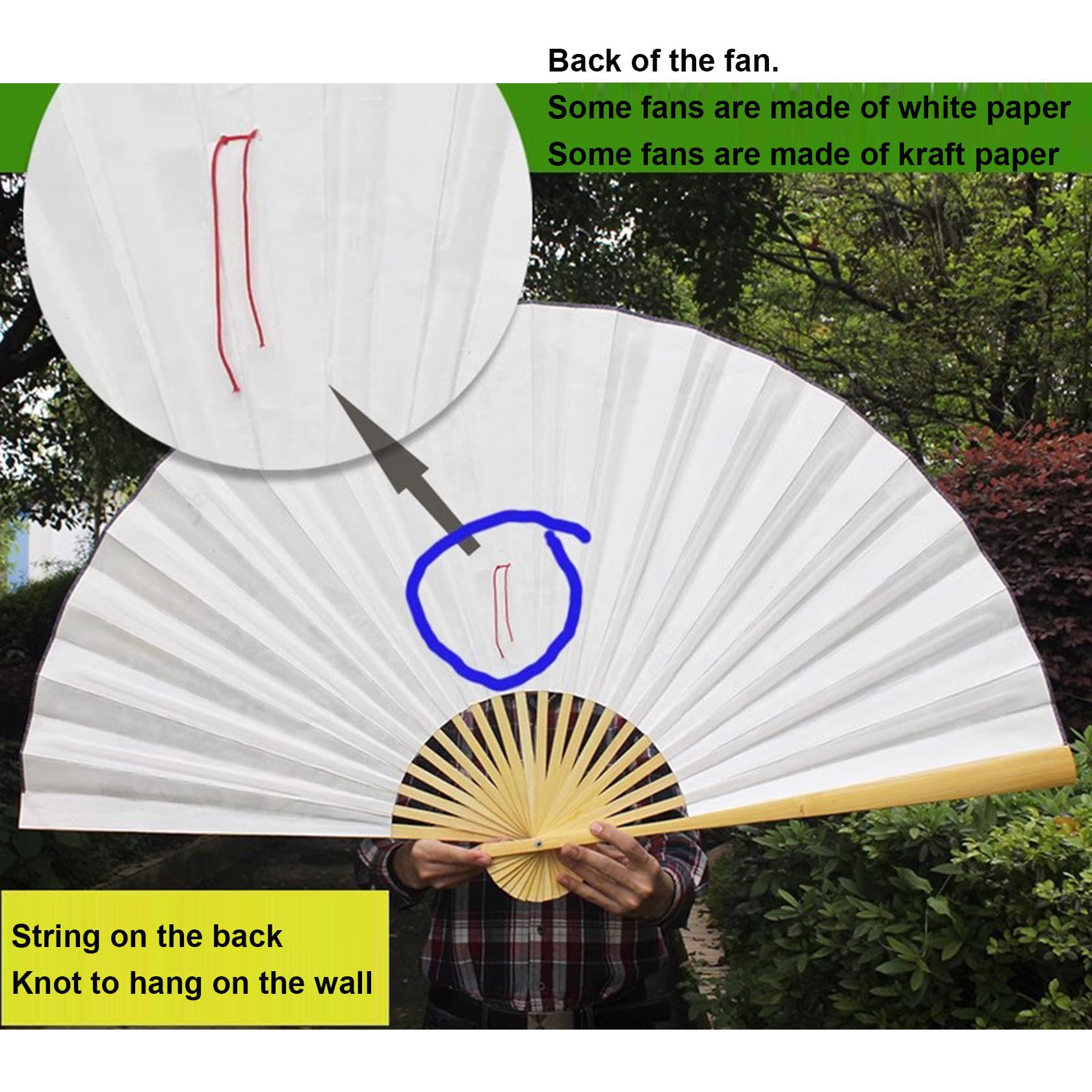 Amazon.co.jp: 装飾吊り扇子,大型吊り扇子,京劇国風文様,壁装飾新方式